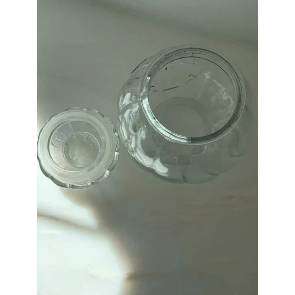 Vintage Libbey Pumpkin Glass Jar
